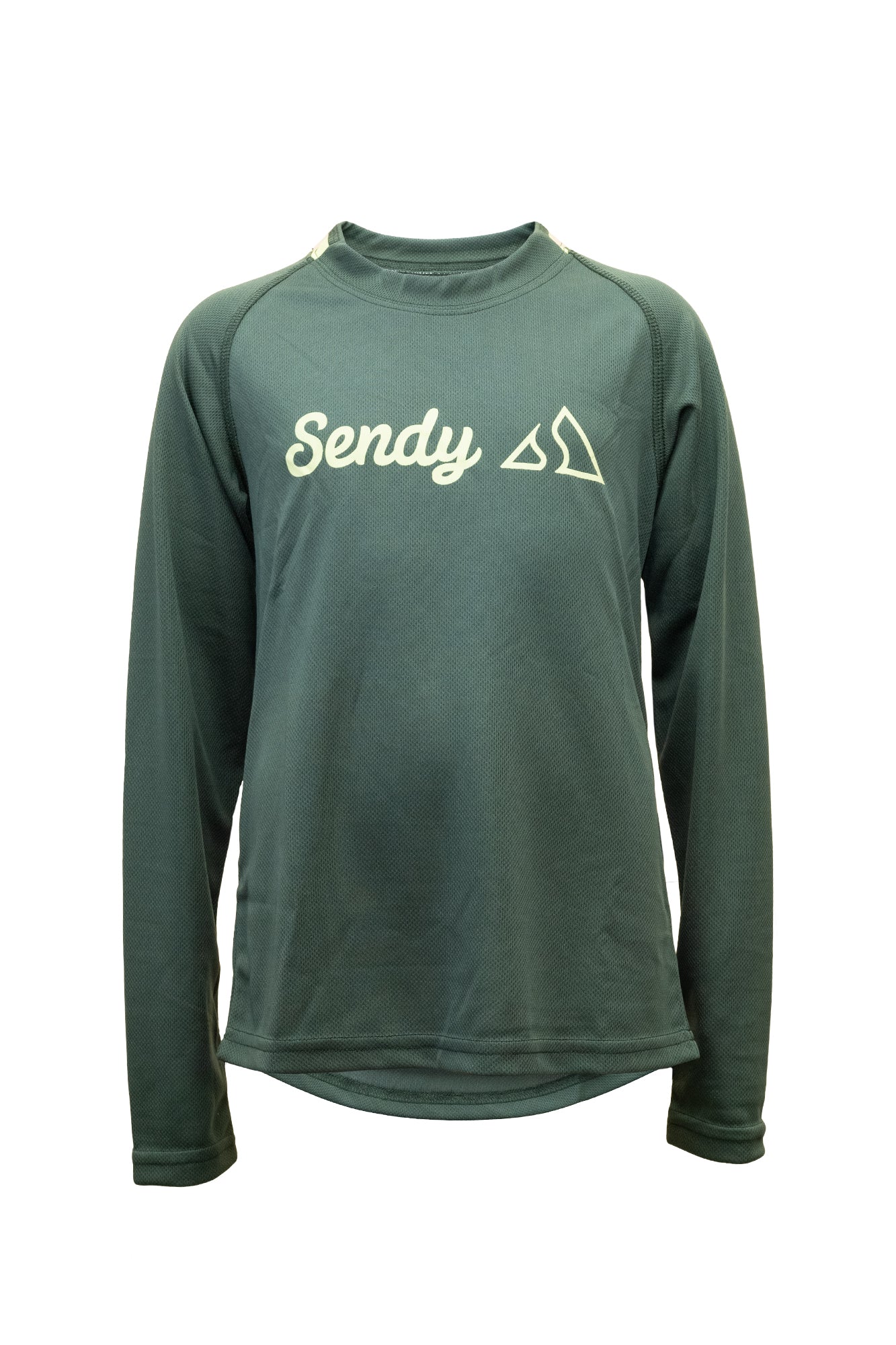 Send It Kids Long Sleeved MTB Jersey | Bold Green