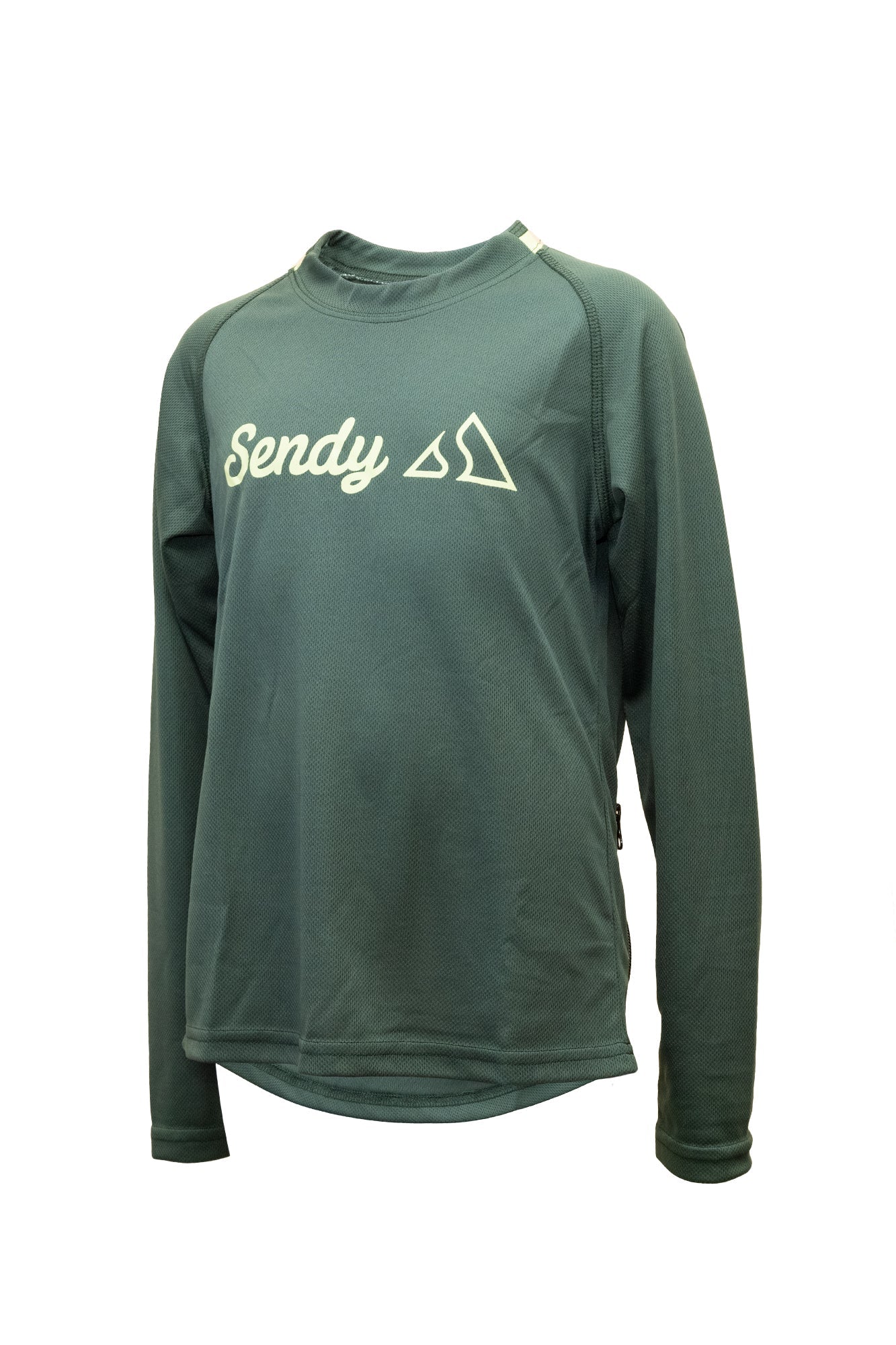 Send It Kids Long Sleeved MTB Jersey | Bold Green