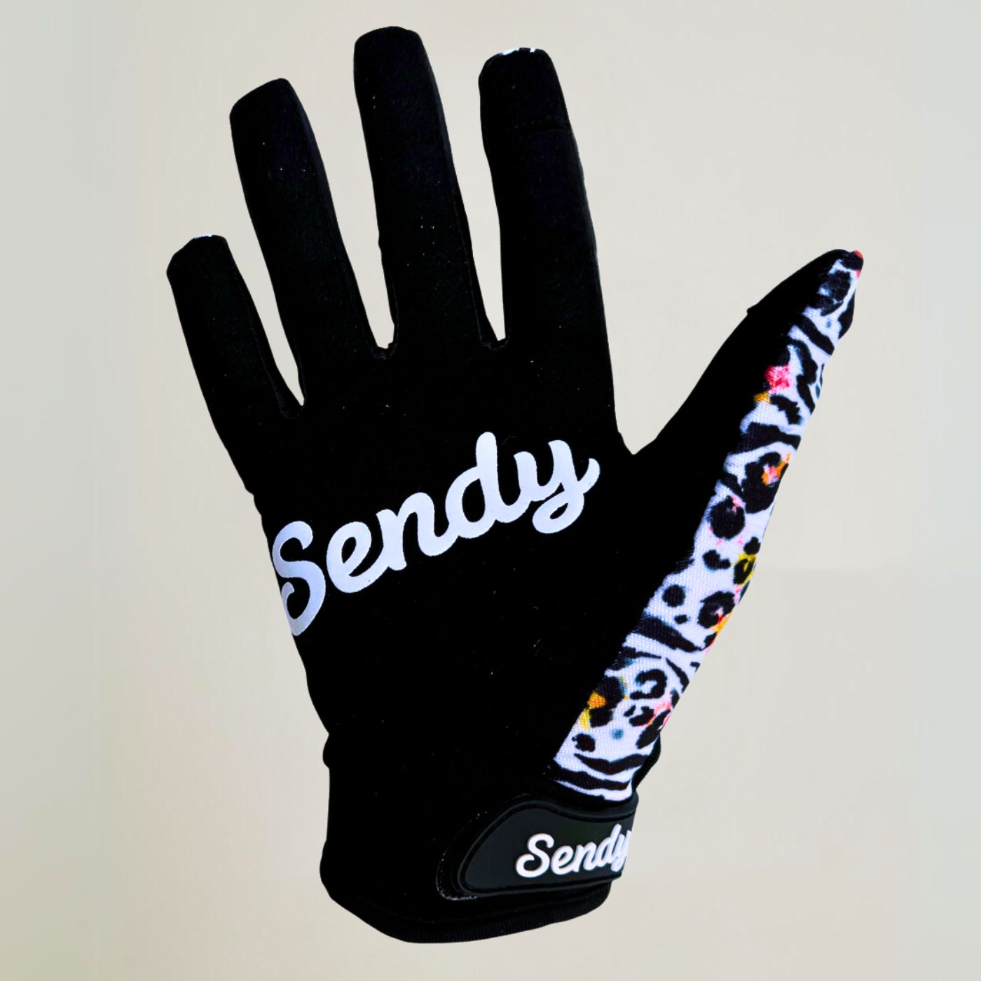 Send It Adults MTB Glove | Snow Leopard