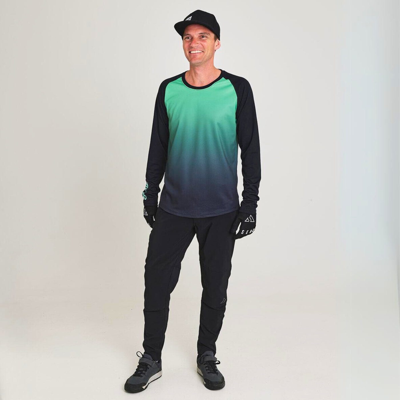 Send It Adults Long Sleeved MTB Jersey | 2 Tone