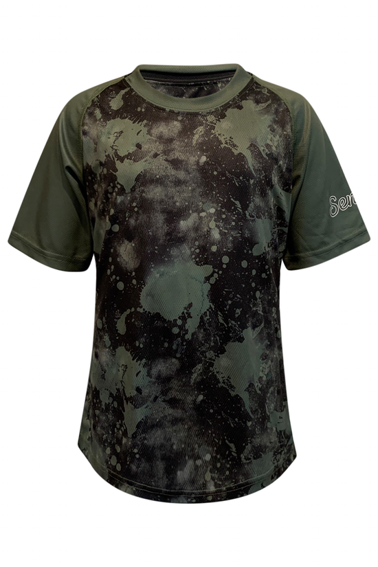 Send It Kids Short Sleeved MTB Jersey | Acid