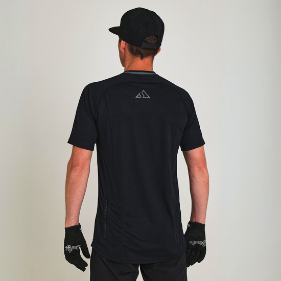 Send It Adults Short Sleeved MTB Jersey | Black 23