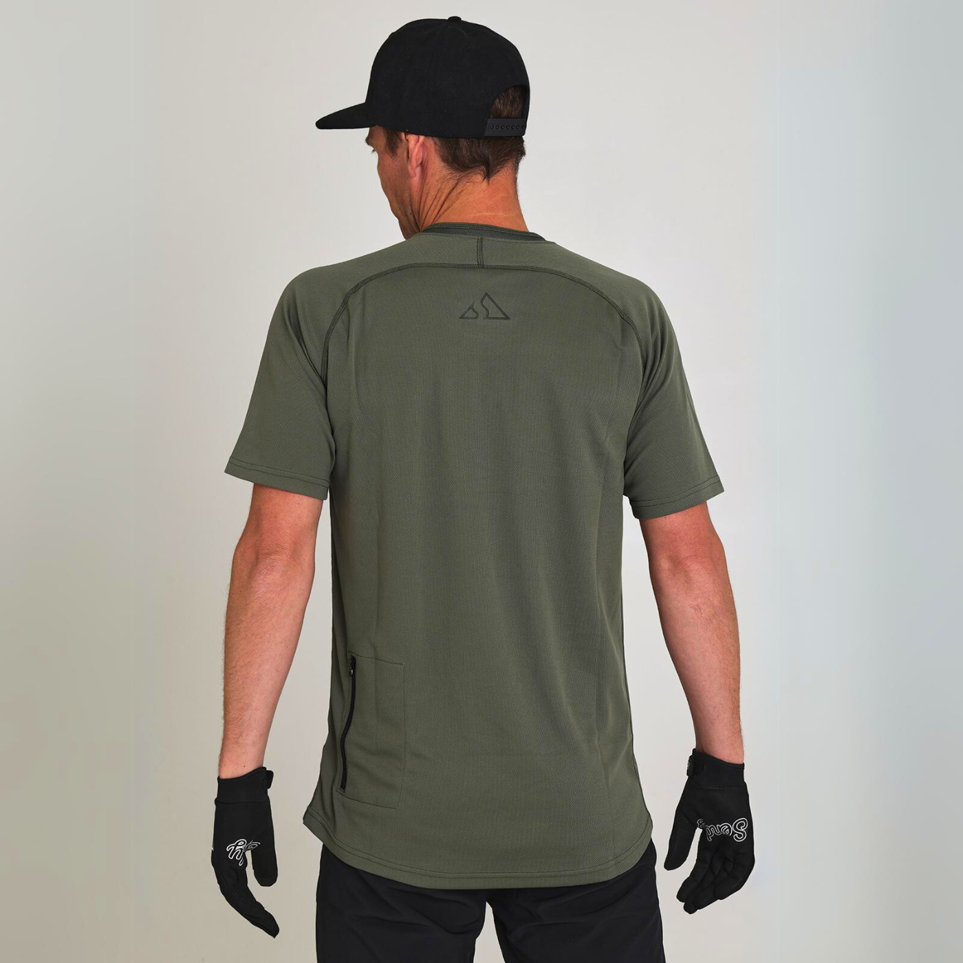 Send It Adults Short Sleeved MTB Jersey | Khaki