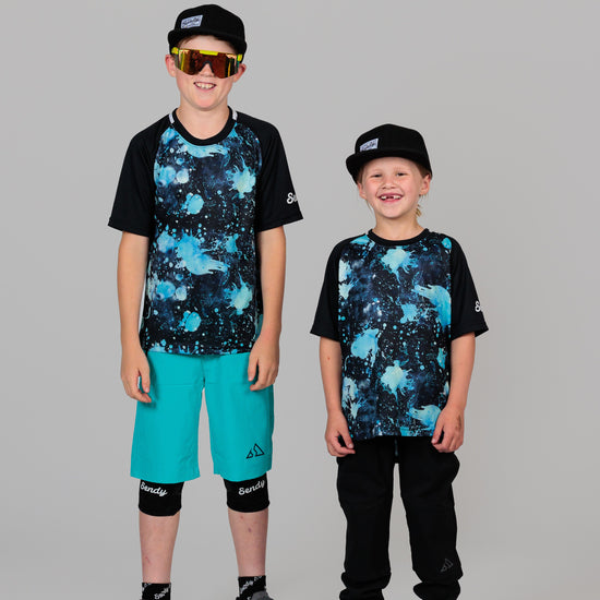 Send It Kids Short Sleeved MTB Jersey | Splat Attack